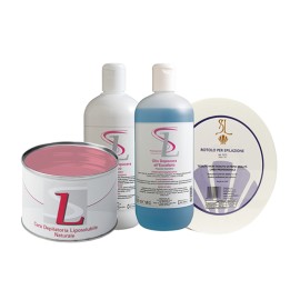 Kit 24 Barattoli Cera Titanio Rosa 400ml + Omaggio
