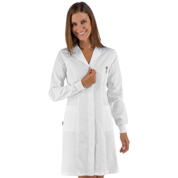 Camice Donna Valencia SLIM Bianco