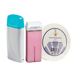 Kit 96 Cartucce Cera Titanio + Scaldacartucce Omaggio