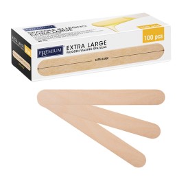 Spatole Legno Corpo Extra Large 20x2,5cm 100pz