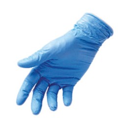 Guanti Nitrile Azzurro Senza Polvere S - 100 pz