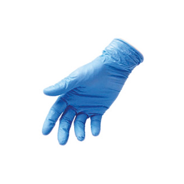 Guanti Nitrile Azzurro Senza Polvere M - 100 pz