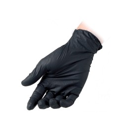 Guanti Nitrile Nero Senza Polvere Taglia S - 100pz