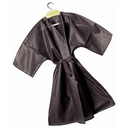 Kimono Monouso Nero 30g con Cintura | SL Beauty