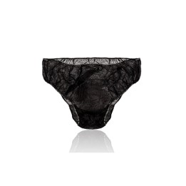 Slip Monouso Unisex Nero Coprente - 20 pz