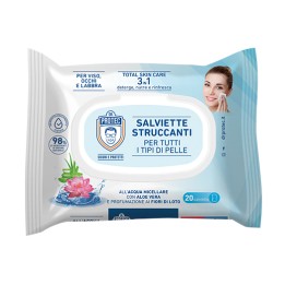 Salviette Struccanti Micellari Loto Aloe 20pz