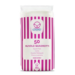 Quadrucci Cotone Trucco 50pz Dermo Testati