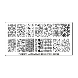 Piastra Stamping Nail Art Animal | Ricostruzione Unghie