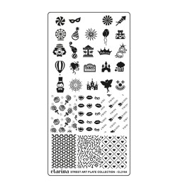 Piastra Stamping Nail Art Street Art | Ricostr. Unghie