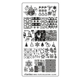 Piastra Stamping Nail Art Xmas | Ricostruzione Unghie