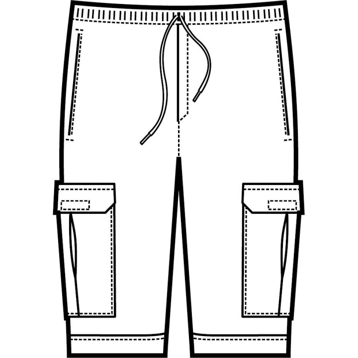 Pantacargo Short con elastico