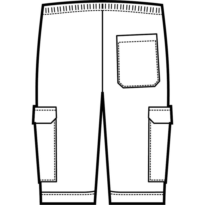Pantacargo Short con elastico
