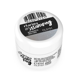 Stamping Gel Argento 4ml - Nail Art Professionale