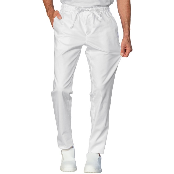 Pantalone slim zip unisex
