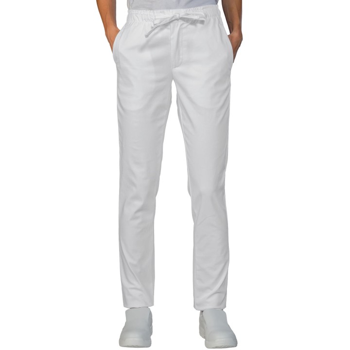Pantalone slim zip unisex