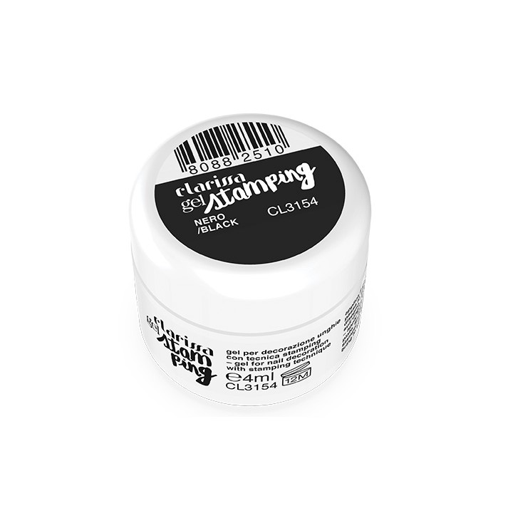 Stamping Gel Nero 4ml - Nail Art Professionale