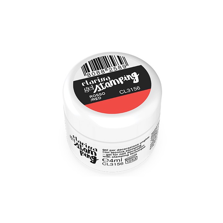 Stamping Gel Rosso 4ml - Nail Art Professionale